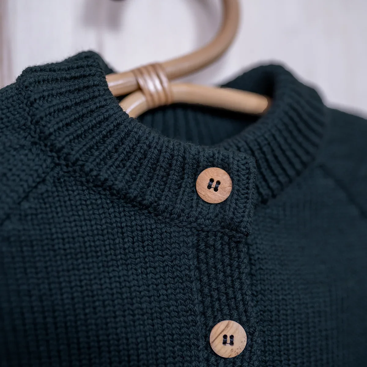 THE WOOLLY CARDIGAN - new petrol - Mamelo Shop