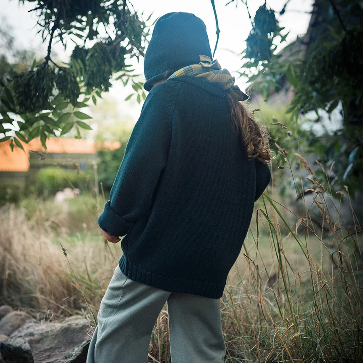 THE WOOLLY CARDIGAN - new petrol - Mamelo Shop