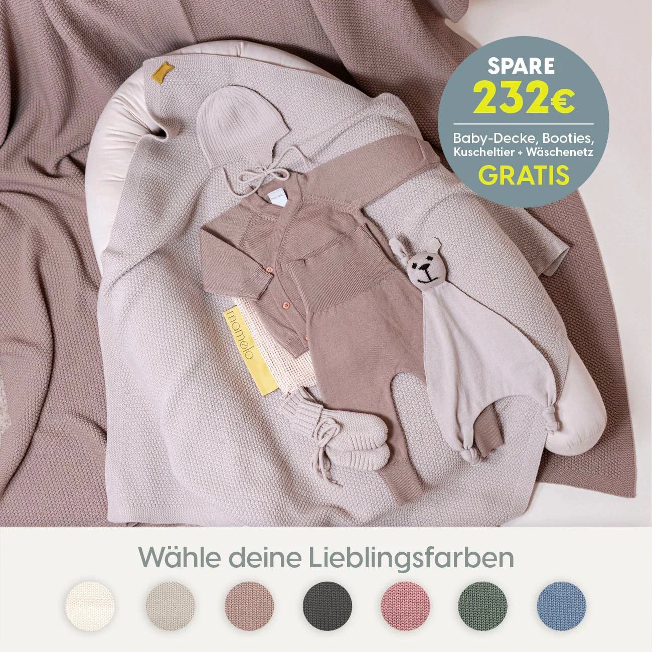 KUSCHEL-SET WOCHENBETT - Mamelo Shop