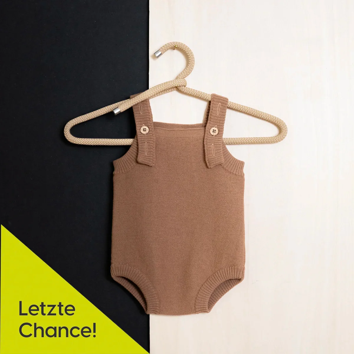 THE WOOLLY ROMPER - camel - Mamelo Shop