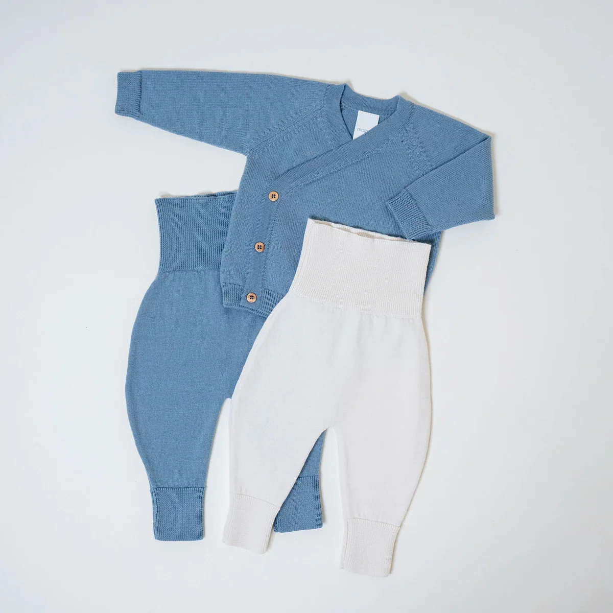 THE WOOLLY BABY PANTS - pure - Mamelo Shop