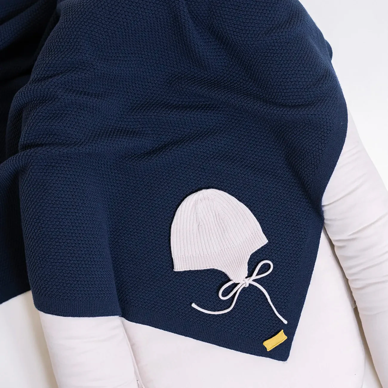 THE WOOLLY BLANKET - midnight blue - Mamelo Shop