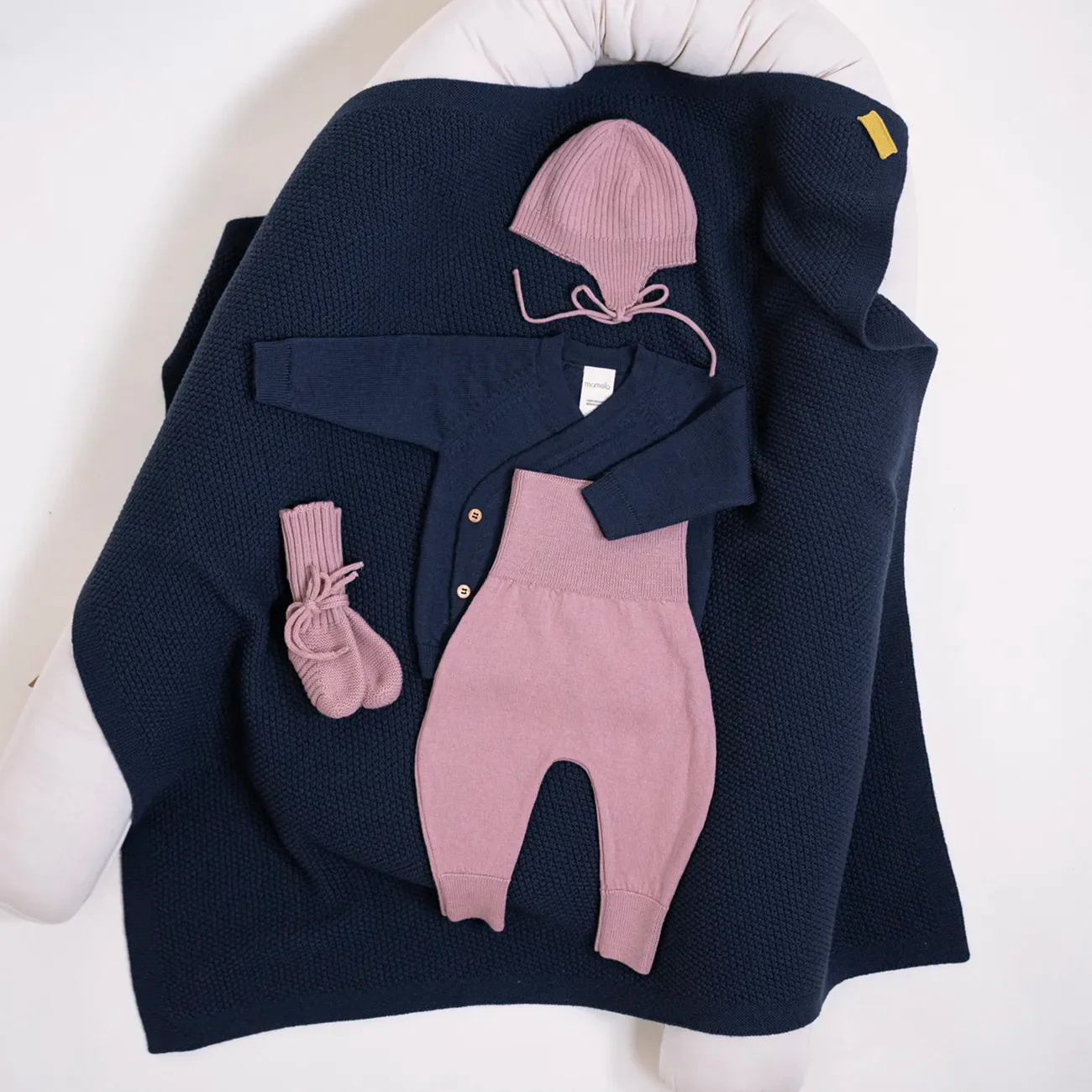 THE WOOLLY BLANKET - midnight blue - Mamelo Shop