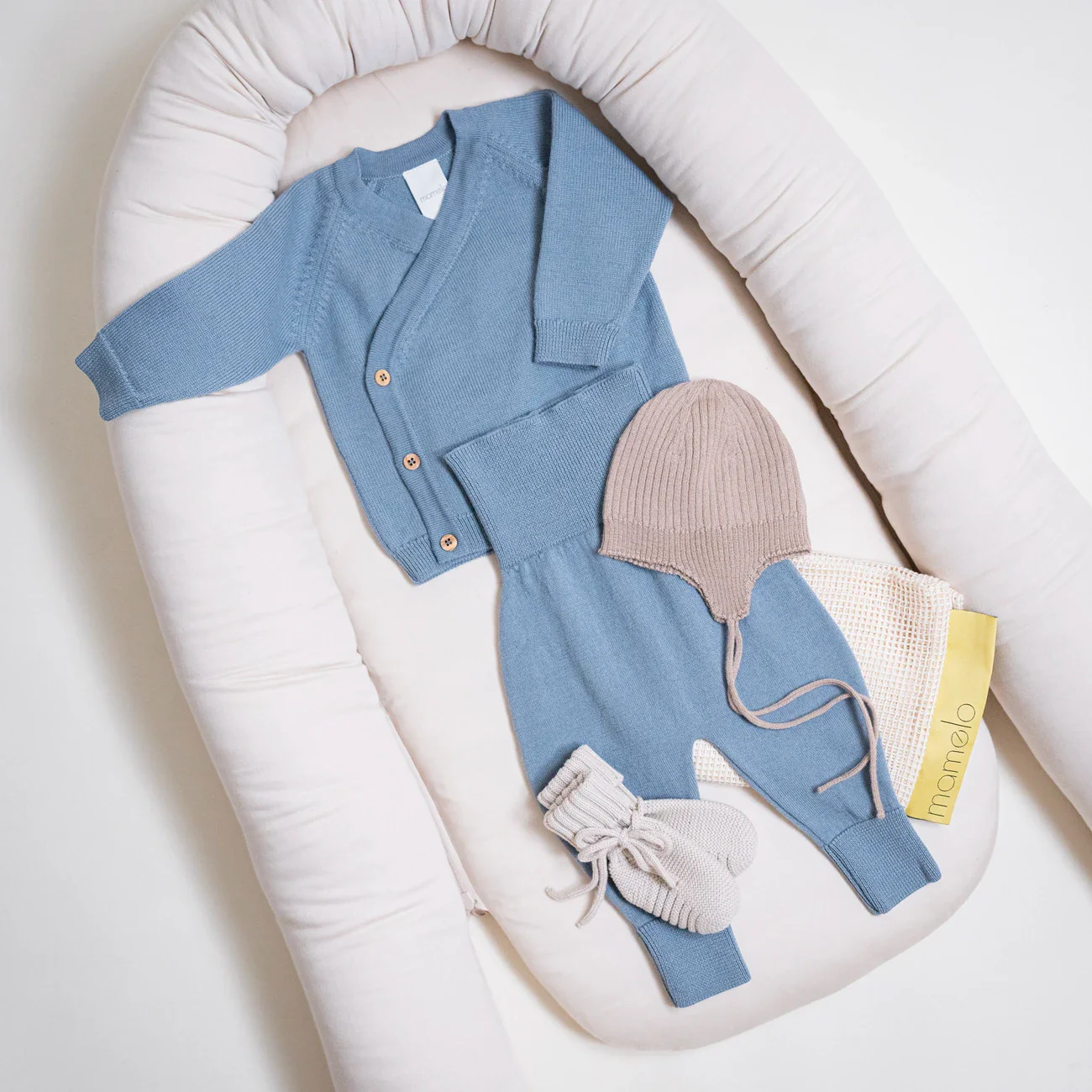 THE WOOLLY BABY BOOTIE - sand - Mamelo Shop