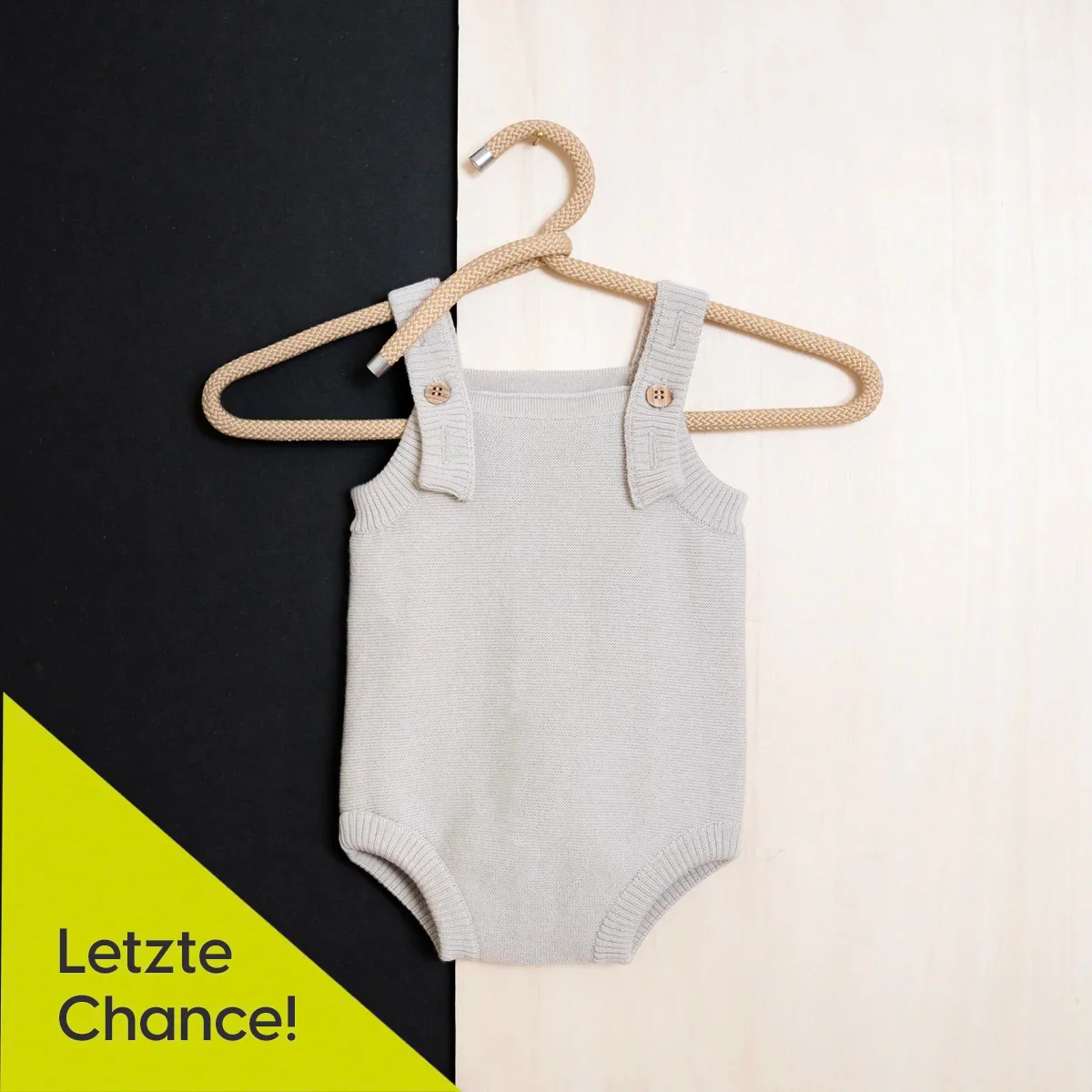 THE WOOLLY ROMPER - sand - Mamelo Shop