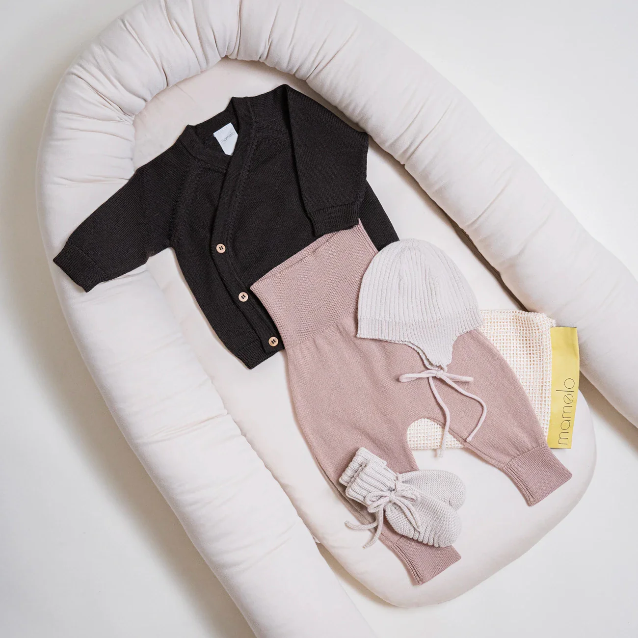 THE WOOLLY BABY BOOTIE - sand - Mamelo Shop
