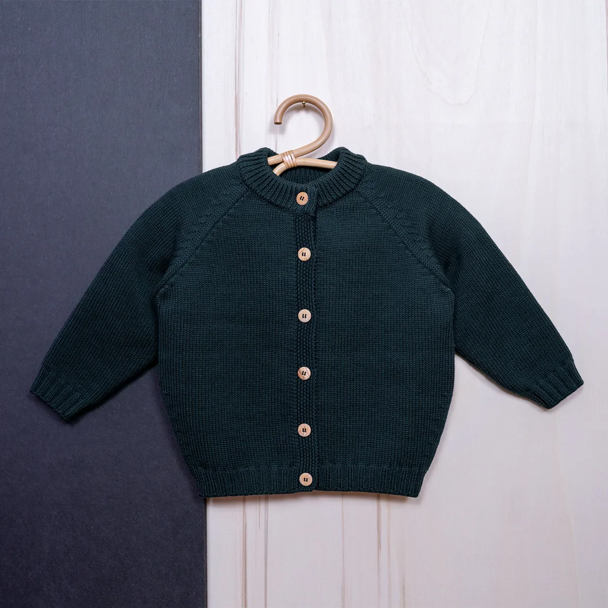 THE WOOLLY CARDIGAN - new petrol - Mamelo Shop