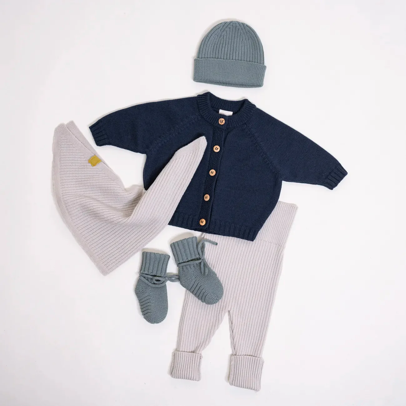 THE WOOLLY CARDIGAN - midnight blue - Mamelo Shop