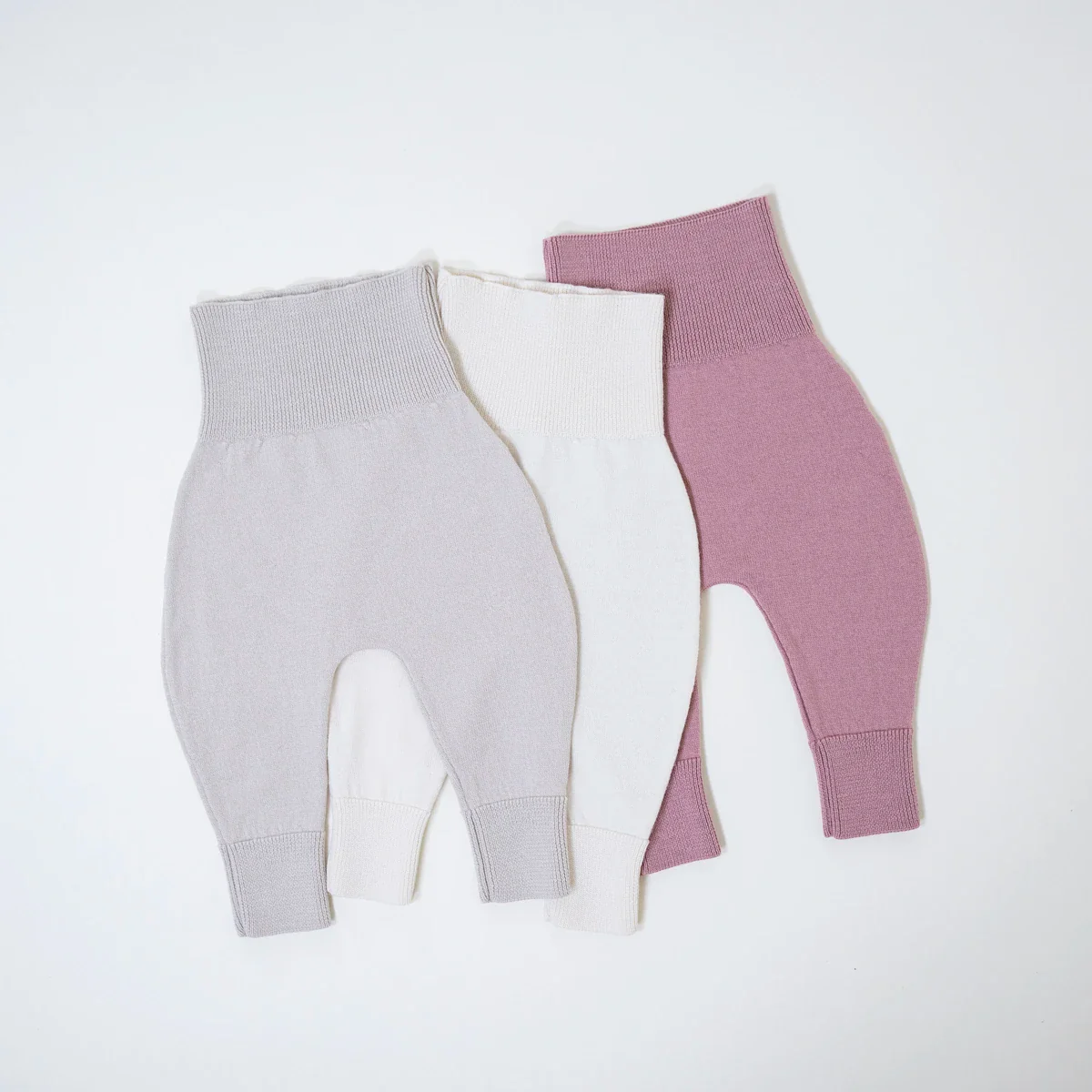 THE WOOLLY BABY PANTS - pure - Mamelo Shop
