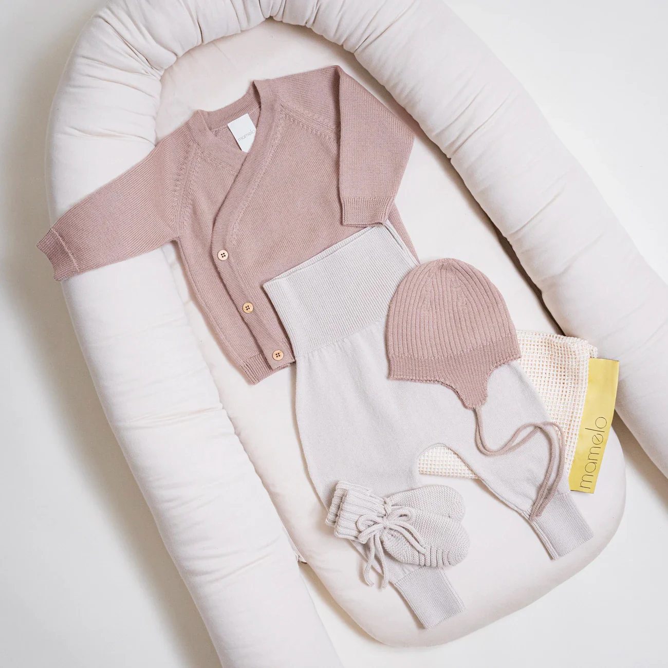 THE WOOLLY BABY HAT - cappuccino - Mamelo Shop